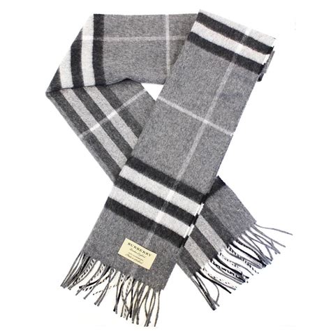 burberry scarf mid grey|burberry check cashmere scarf sale.